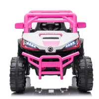 12V Electric Ride-On Car with 4 Motors, 2 Driving Modes & 2.4G Parent Remote, Truck for Kids Ages 3-6, 43.5″ L x 25.5″ W x 26.5″ H, Pink(m-6)