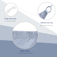 Outsunny Rectangle 10' x 13' Canopy Sun Sail Shade Garden Cover UV Protector Outdoor Patio Lawn Shelter with Carrying Bag (Grey)(m-6)