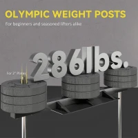 Soozier Vertical Leg Press Machine with Adjustable Leg, Back, and Head Positions, 2" Olympic Plate Compatible, Yellow(m-5)