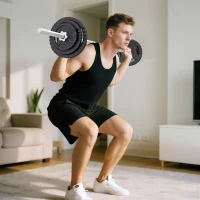 Soozier Adjustable Dumbbell Set, 2 in 1 Weights Dumbbells Set for Home Gym, 112lb Free Weights with Non-Slip Grip(m-10)