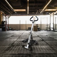 Soozier Height Adjustable Stair Stepper, Stepper Exercise Machine with Handlebar, LCD Monitor, Black(m-1)