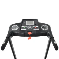 Folding Electric Treadmill with 3.5HP Motor, Incline and LCD Display, Running Machine Ideal for Home Use, 56.5'' L x 21.5'' W x 48'' H, Black(m-10)