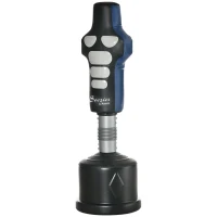 Soozier Free Standing Punching Bag, Height Adjustable Boxing Bag with Fillable Base, Pu-Wrapped for Youths Adults Fitness Training, Home Gym Use, Multi-colour(m-2)