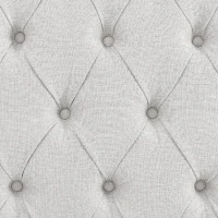 Twin Daybed with Trundle, Button Tufting and Nailhead Trim, Sofa Bed with Foam-Padded Back and Arms, 85" L x 42.5" W x 31.5" H, Beige(m-6)