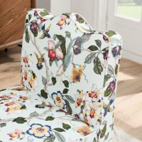 Flannel Upholstered Armless Dining Chair with Soft Foam Seat & Backrest, Seat with Matching Lumbar Pillow, 23.5" L x 26" W x 33.5" H, Red(m-5)