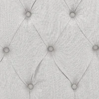 Upholstered Tufted Daybed with Pull-Out Trundle, Foam-Padded Back and Arms, Sofa Bed for Compact Room, 85" L x 57" W x 31.5" H, Beige(m-7)