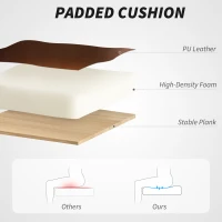 HOMCOM 6 Point Massage Office Chair with Remote, Ergonomic Reclining Computer Desk Chair with Footrest, Side Pocket, Dark Brown(m-6)