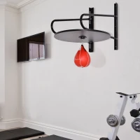 Soozier Wall-mounted Speed Bag Boxing Platform with Adjustable Height(m-8)