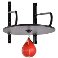 Soozier Wall-mounted Speed Bag Boxing Platform with Adjustable Height(m-2)