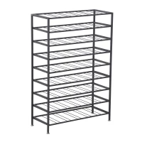 HOMCOM 9-Tier Metal Wine Bottle Rack 54 Bottles Freestanding Wine Storage Holder Home Bar Wine Display Stand Cellar Bottle Organizer Black(m-11)