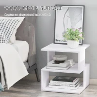 Light Nightstand - Slim Bedside Stand for Small Spaces(m-5)
