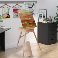 HOMCOM Folding Wood French Artists Easel Set Portable Art Painters Tripod Sketch Craft(m-8)