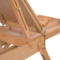 HOMCOM Folding Wood French Artists Easel Set Portable Art Painters Tripod Sketch Craft(m-10)