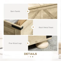 HOMCOM Farmhouse Coffee Table, Square Center Table with Flip-top Lids, Hidden Storage Compartment and Wooden Legs, Oak(m-6)