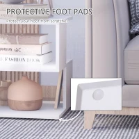 Light Nightstand - Slim Bedside Stand for Small Spaces(m-7)