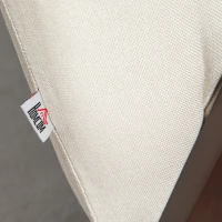 HOMCOM Compact Loveseat Sofa Couch Linen Fabric Double Seat Sofa with Rubber Wood Legs Cream White(m-10)