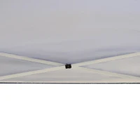 Outsunny 10 x 10ft Folding Pop Up Tent Outdoor Gazebo Canopy with Carrying Bag, Blue(m-10)