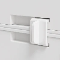 HOMCOM Portable Wardrobe Closet, Folding Bedroom Wardrobe, Clothes Storage Organizer with Cube Compartments, White(m-10)