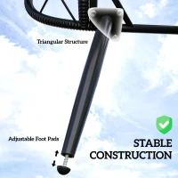 Outsunny Rattan Egg Chair, Indoor Outdoor Lounger with Cushions and Cup Holder for Backyard, Garden, Lawn, Living Room, Grey(m-7)