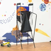 Soozier Basketball Hoop Arcade Game with Electronic Score Board for 1 to 2 Players, Black(m-8)