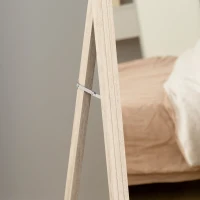 HOMCOM 64" x 21" Full Length Mirror, Standing, Wall-Mounted or Leaning Against Wall, for Bedroom, Living Room, White(m-9)