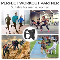 Soozier Skin-Friendly Body Weight Vest with Pocket, Black(m-8)