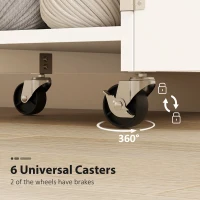 HOMCOM Sewing Machine Table with Drop Leaf, Folding Craft Table with 2 Doors and Adjustable Shelf for Small Spaces, White(m-7)