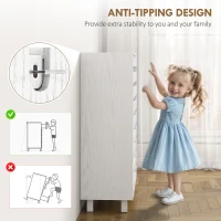 HOMCOM Shoe Cabinet, 20 Pair Shoe Storage Cabinet with Hollowed-Out Doors, White(m-7)