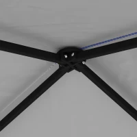 Outsunny 7' x 7' Garden Foldable Pop Up Gazebo Tent with Backpack & Adjustable Legs Outdoor Party Canopy, Blue & Black(m-9)