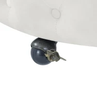 Velvet Upholstered Swivel Chair with Button-Tufted Back, Multi-Density Foam Cushion, Seat with 3 Accent Pillows, 26" L x 30" W x 30" H, Beige(m-7)