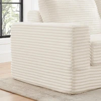 Right-Facing L-Shaped Modular Sectional Sofa with Spring-Supported Seats, Couch for Space-Saving Living, 112.5" L x 62.5" W x 28" H, Beige(m-7)