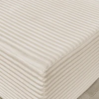 2-Seater Compressed Foam Lounge Sofa with Velvet Fabric and No Wood Frame, Loveseat Ideal for Bedroom, 83" L x 63" W x 25" H, Beige(m-6)