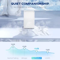 HOMCOM 2.5 Cu.Ft Mini Fridge, Single Door Compact Refrigerator with Freezer, Adjustable Thermostat, Reversible Door, White(m-9)