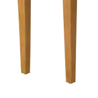 Farmhouse Console Table with Beaded Trim and Natural Wood, Accent Sofa Table for Living Room, Hallway, 47.5'' L x 16'' W x 32'' H, Brown(m-7)