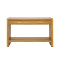 Farmhouse Console Table with Storage Drawers, Wooden Entryway Table Ideal for Living Room, Hallway, 47.5'' L x 15.5'' W x 30'' H, Brown(m-2)