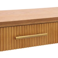 Farmhouse Console Table with Storage and Drawers, Modern Wood Sofa Table for Living Room, Hallway, 47.5'' L x 14.5'' W x 30'' H, Brown(m-6)