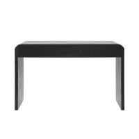 Narrow Entryway Accent Table with Storage Drawers, Wood Console Table Ideal for Living Room, Hallway, 47'' L x 15'' W x 30'' H, Black(m-10)