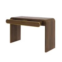 Narrow Entryway Accent Table with Storage Drawers, Wood Console Table Ideal for Living Room, Hallway, 47'' L x 15'' W x 30'' H, Brown(m-9)