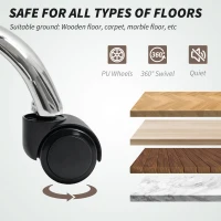 HOMCOM 6 Point Massage Office Chair with Remote, Ergonomic Reclining Computer Desk Chair with Footrest, Side Pocket, Dark Brown(m-9)