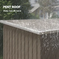 Outsunny 9' x 4' Garden Metal Storage Shed Outdoor Equipment Tool Box with Foundation Kit, Ventilation & Doors, Light Grey(m-7)