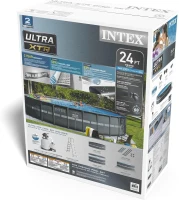 Intex Ultra XTR Deluxe 24' x 52"" Above-Ground Swimming Pool Set with Krystal Clear Sand Filter Pump — Super-Tough, Rust-Resistant(m-11)