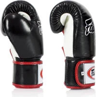 Fairtex BGV1 Muay Thai Boxing Training Gloves for Men, Women & Kids — Premium, Shock-Absorbing Leather (8 oz)(m-3)