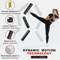 Jukestir Only Punching Bag with Dynamic Motion — Patented Reflex Training Bag for Boxing, MMA and Cardio Conditioning(m-3)