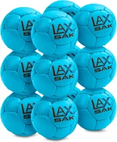 Lax Sak Soft Practice Lacrosse Balls — 1 through 120 Pack Selections — Regulation-Equivalent Size & Weight, Low Bounce and Minimal Rebounds for Training(m-3)