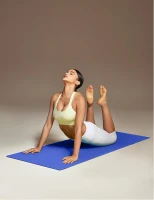 Heathyoga SGS-Certified TPE Non-Slip Yoga Mat with Alignment Markings, 6mm Thick, Oversized 72"" x 26"" Eco-Friendly Design(m-6)