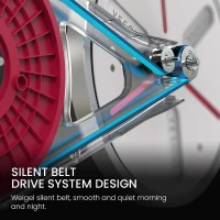 Yesoul Smart Magnetic Exercise Bike — Low-Noise Home Cycling Bike with Tablet Mount, Comfortable Seat & Bluetooth Fitness App(m-6)