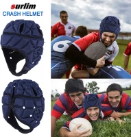 Soft Shell Scrum Cap Headgear for Rugby & Flag Football — Protective Helmet for Youth and Adults(m-4)
