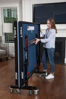 JOOLA Inside Professional 9x5 ft MDF Indoor Ping Pong Table – 25 mm Tournament-Thickness Top, Quick-Clamp Net & Post, 10-Min Assembly, Foldable Playback Mode(m-10)