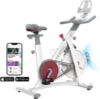 Yesoul Smart Magnetic Exercise Bike — Low-Noise Home Cycling Bike with Tablet Mount, Comfortable Seat & Bluetooth Fitness App(m-1)