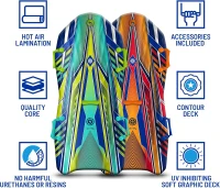 Sno-Storm Premium Foam Snow Sled — Contoured, Durable Foam Sled with Tow Rope and Handles, 50"" x 24"" Lightweight Ride(m-4)